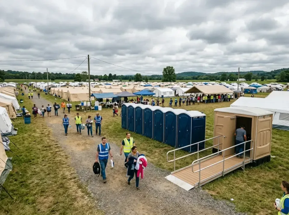 disaster-relief-camp-restrooms-010 — frequently asked questions, Dumpster & Portable Bathrooms Rental in Lakeland South, WA